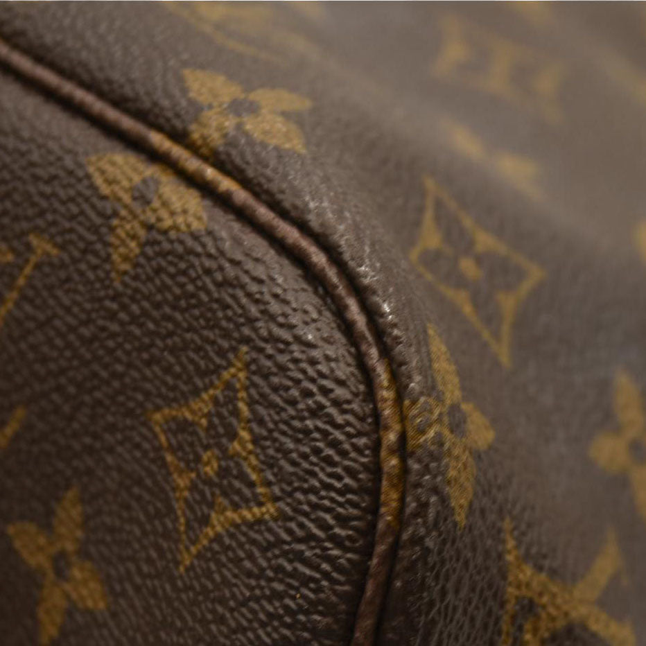 LOUIS VUITTON Neverfull PM Monogram Tote Bag Monogram Canvas Stain