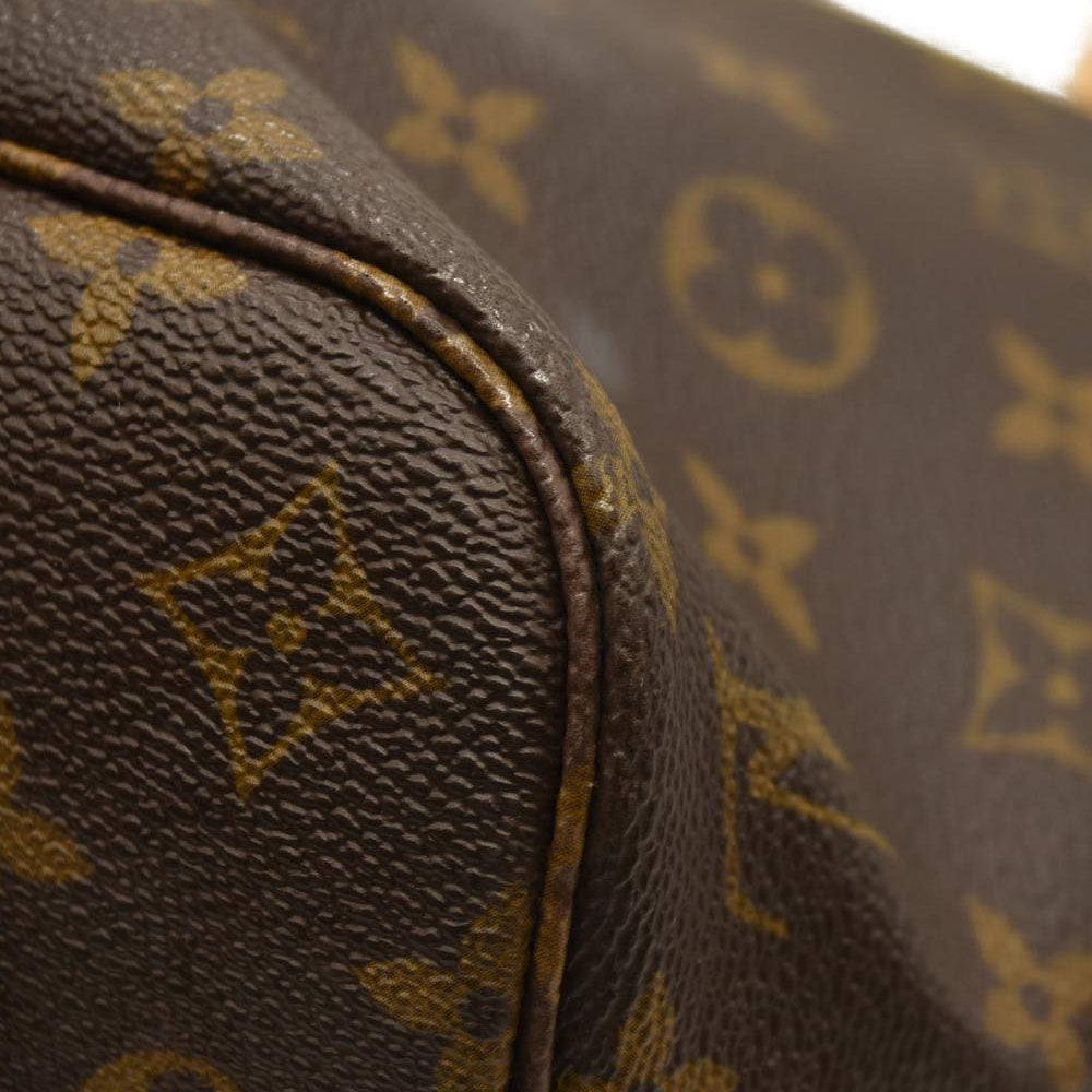 LOUIS VUITTON Neverfull PM Monogram Tote Bag Monogram Canvas Stain