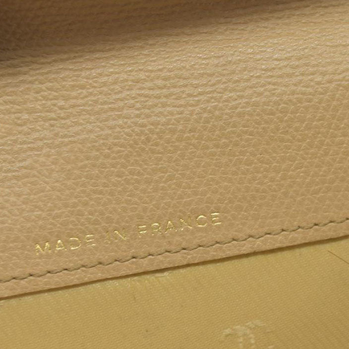 $875 Chanel Coco Button Coin Purse Beige