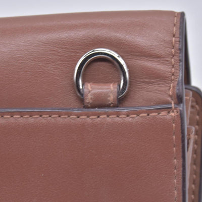 Coach Saffiano Tan Trifold Cross-grain Leather Wallet