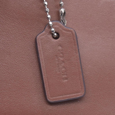 Coach Saffiano Tan Trifold Cross-grain Leather Wallet
