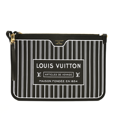 Louis Vuitton Monogram Calfskin Neo Neverfull Inside Out MM Black