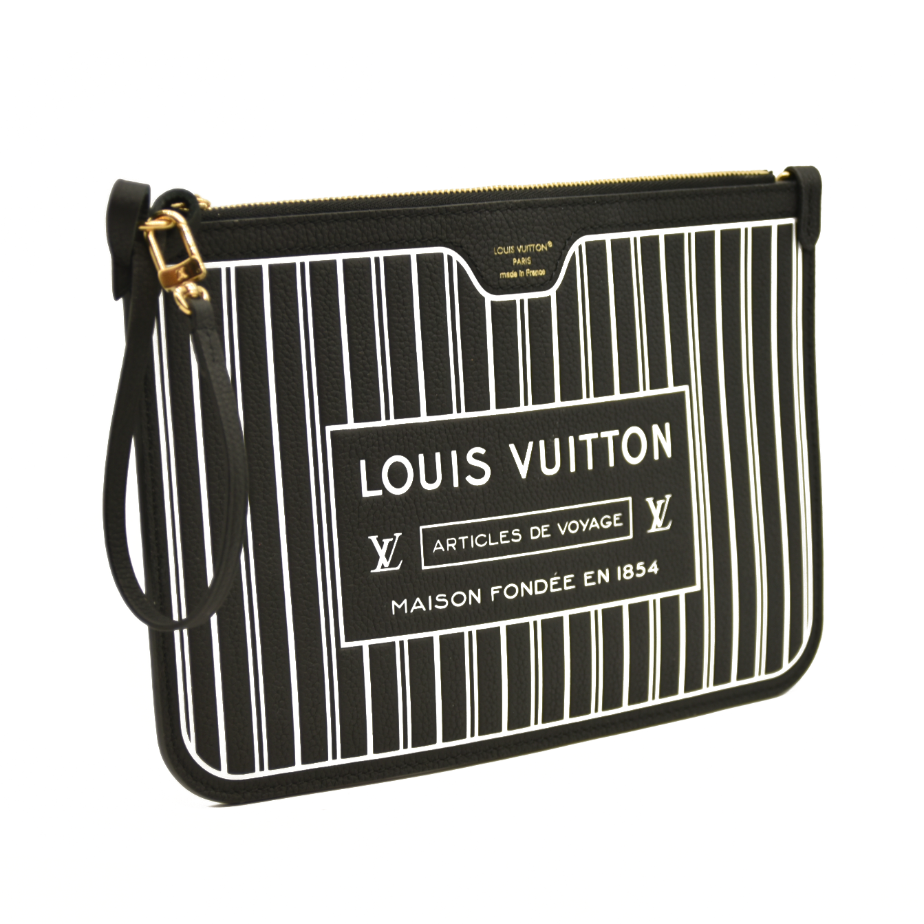 Louis Vuitton Monogram Calfskin Neo Neverfull Inside Out MM Black
