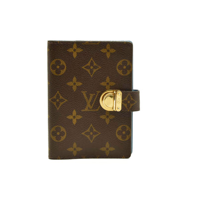 Louis Vuitton Monogram Koala Small Ring Agenda Cover Blue