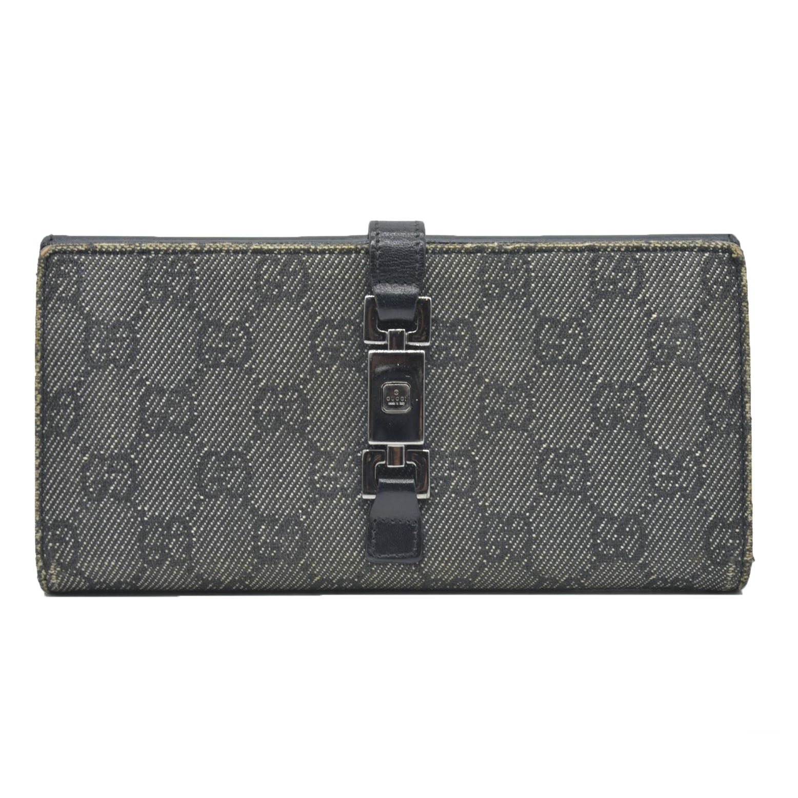 $770 Gucci GG Nylon Nylon French Purse CONSIGNMENT