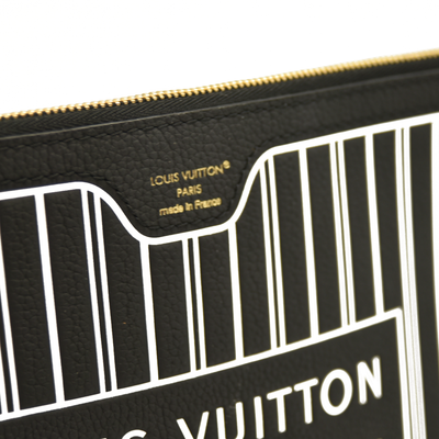 Louis Vuitton Monogram Calfskin Neo Neverfull Inside Out MM Black