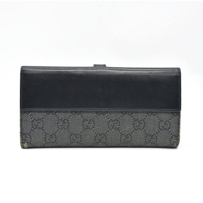 $770 Gucci GG Nylon Nylon French Purse CONSIGNMENT