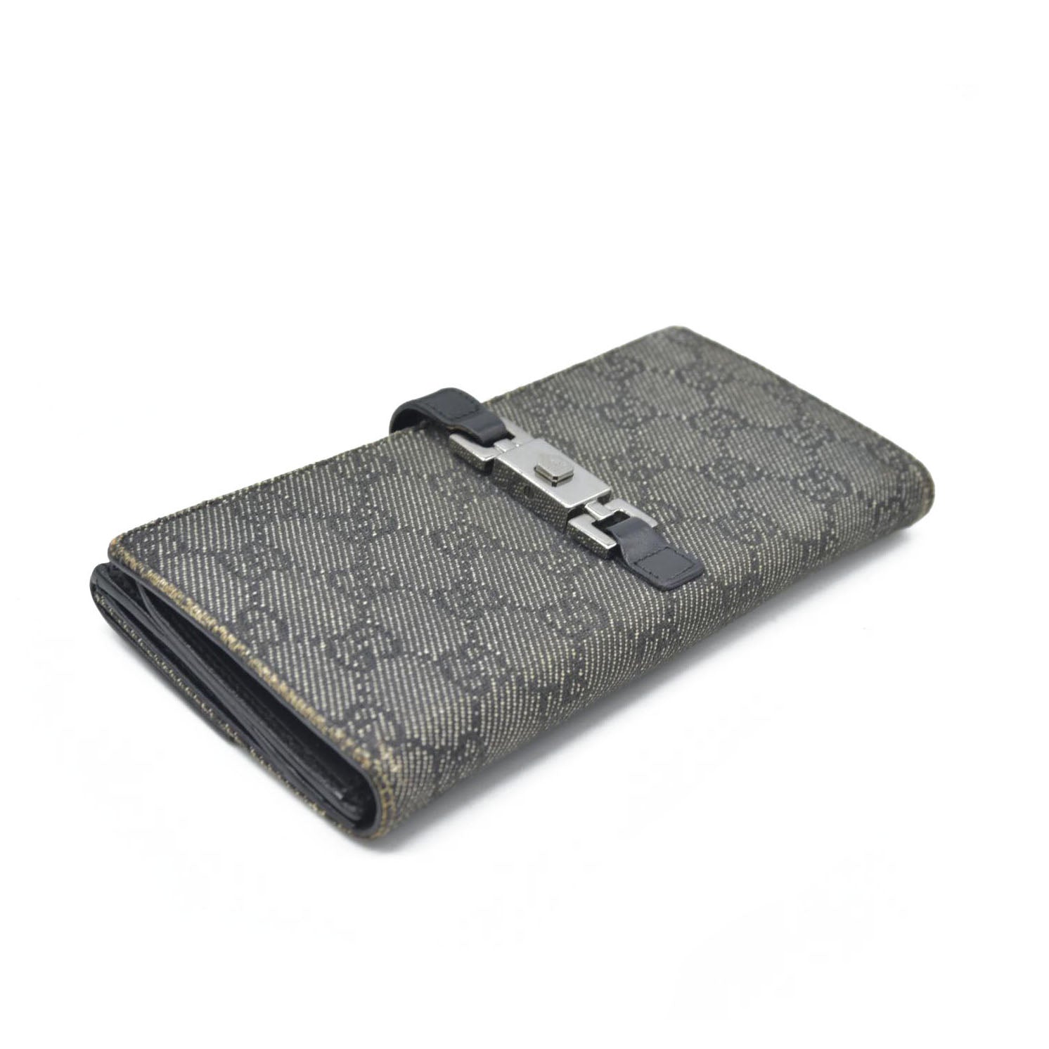 $770 Gucci GG Nylon Nylon French Purse