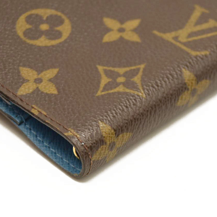 Louis Vuitton Monogram Koala Small Ring Agenda Cover Blue