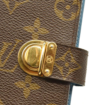 Louis Vuitton Monogram Koala Small Ring Agenda Cover Blue