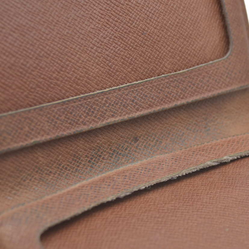 $535 Louis Vuitton Monogram Porte 2 Cartes Vertical Pass Card Case Brown CA0994 CONSIGNMENT
