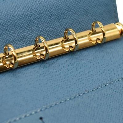 Louis Vuitton Monogram Koala Small Ring Agenda Cover Blue