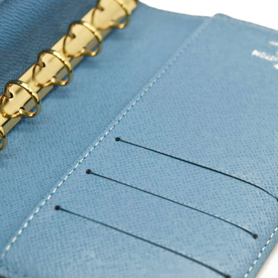 Louis Vuitton Monogram Koala Small Ring Agenda Cover Blue