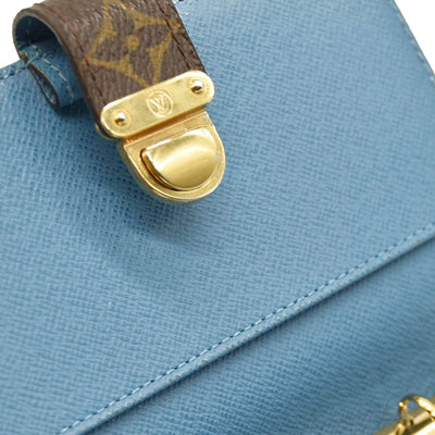 Louis Vuitton Monogram Koala Small Ring Agenda Cover Blue