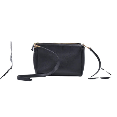 $200 Tory Burch Mercer Pebbled Zip Crossbody Bag CONSIGNMENT