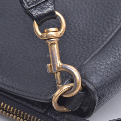 $200 Tory Burch Mercer Pebbled Zip Crossbody Bag CONSIGNMENT