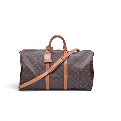 $2440 1988 LOUIS VUITTON Keepall Bandouliere 55 Monogram Boston Bag M41414 VI881