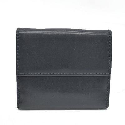 $590 Gucci Vintage Horsebit Bifold Wallet Leather Black