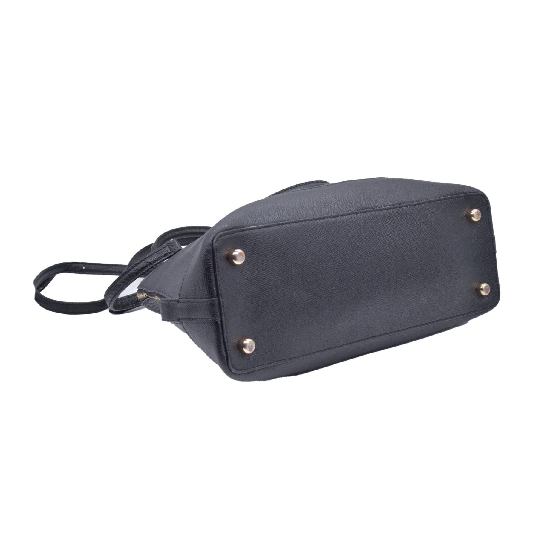 $450 Coach  Leather Top Handle Bag Black CONSIGNMENT