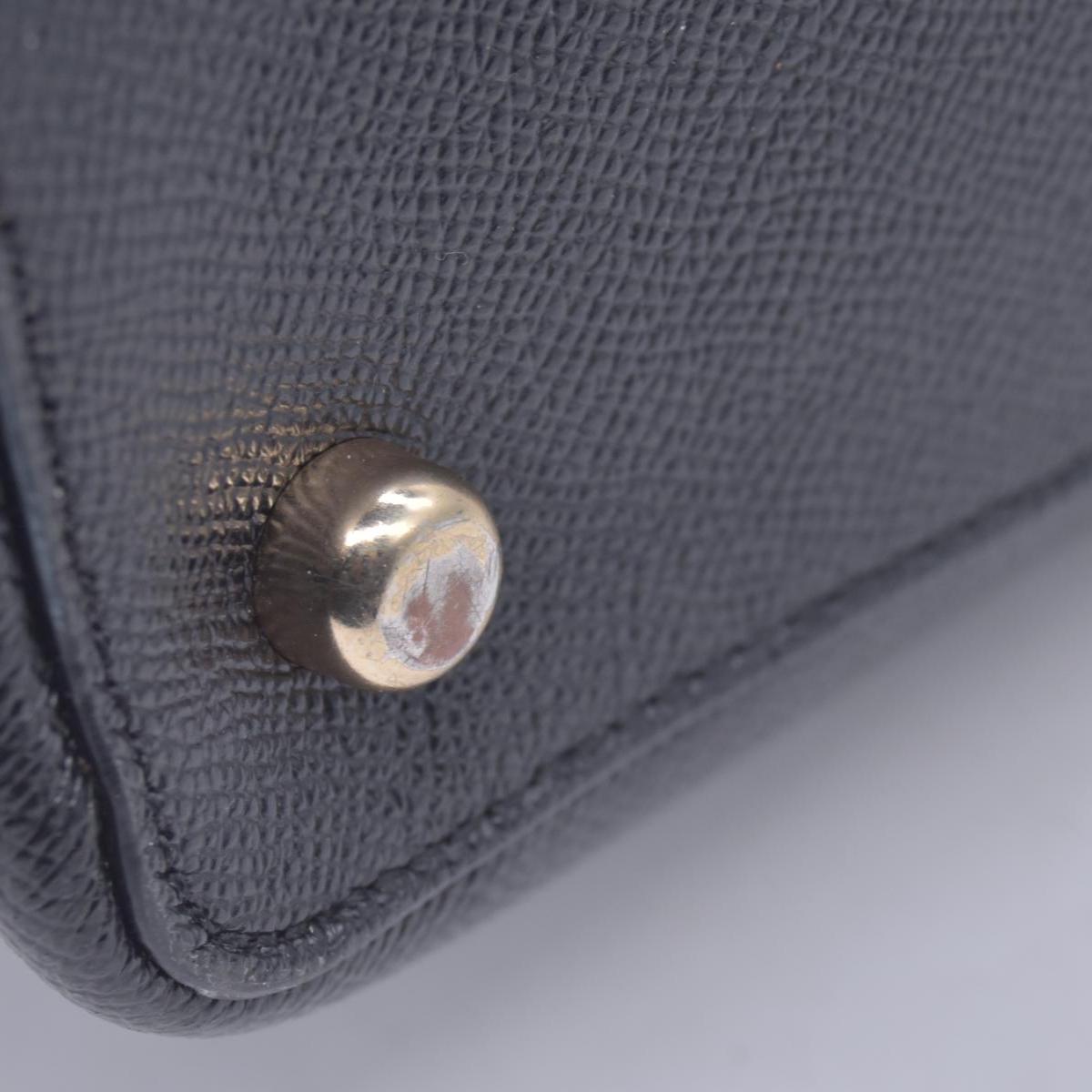 $450 Coach  Leather Top Handle Bag Black CONSIGNMENT