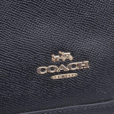 $450 Coach  Leather Top Handle Bag Black CONSIGNMENT