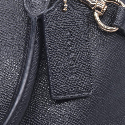 $450 Coach  Leather Top Handle Bag Black CONSIGNMENT