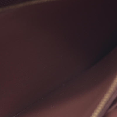 $790 LOUIS VUITTON Monogram Envelope Portefeuille Sarah Wallet Brown 10021369