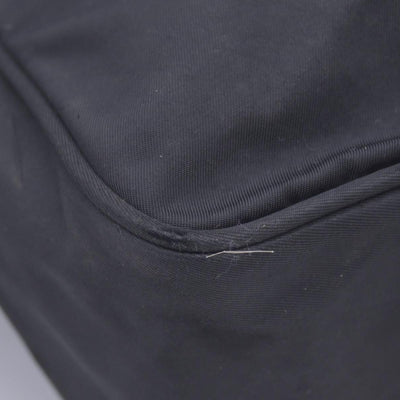 $2050 Prada Black Re-Nylon and Saffiano Shoulder Bag