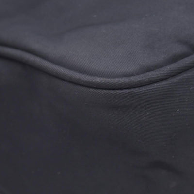 $2050 Prada Black Re-Nylon and Saffiano Shoulder Bag