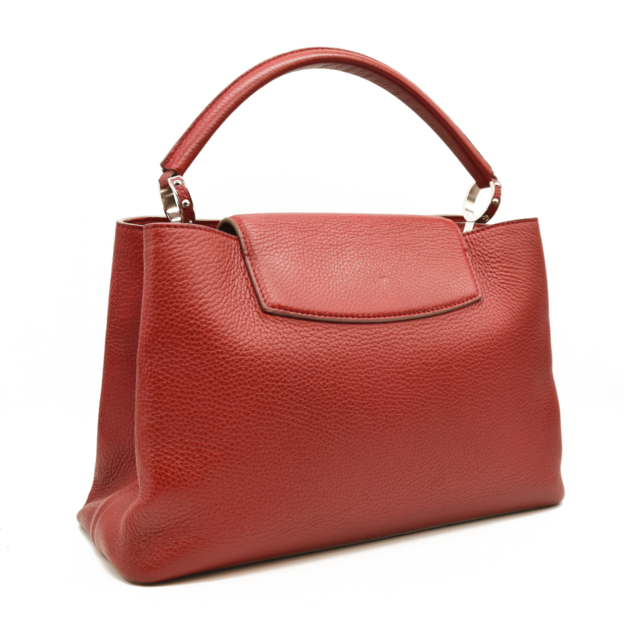 Louis Vuitton  Taurillon Capucines MM Rubis TR5113