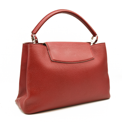 Louis Vuitton  Taurillon Capucines MM Rubis TR5113