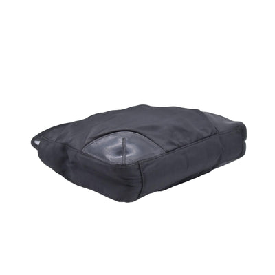 $1290 Prada Triangle Black Tessuto Nylon Shoulder Bag
