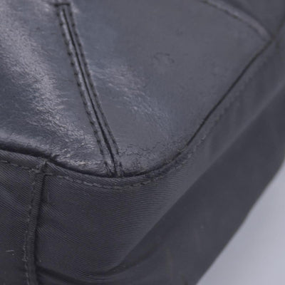 $1290 Prada Triangle Black Tessuto Nylon Shoulder Bag