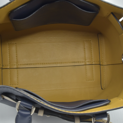 $2600 Burberry Marais Calfskin Medium Belt Bag Regency Blue CONSIGNMENT