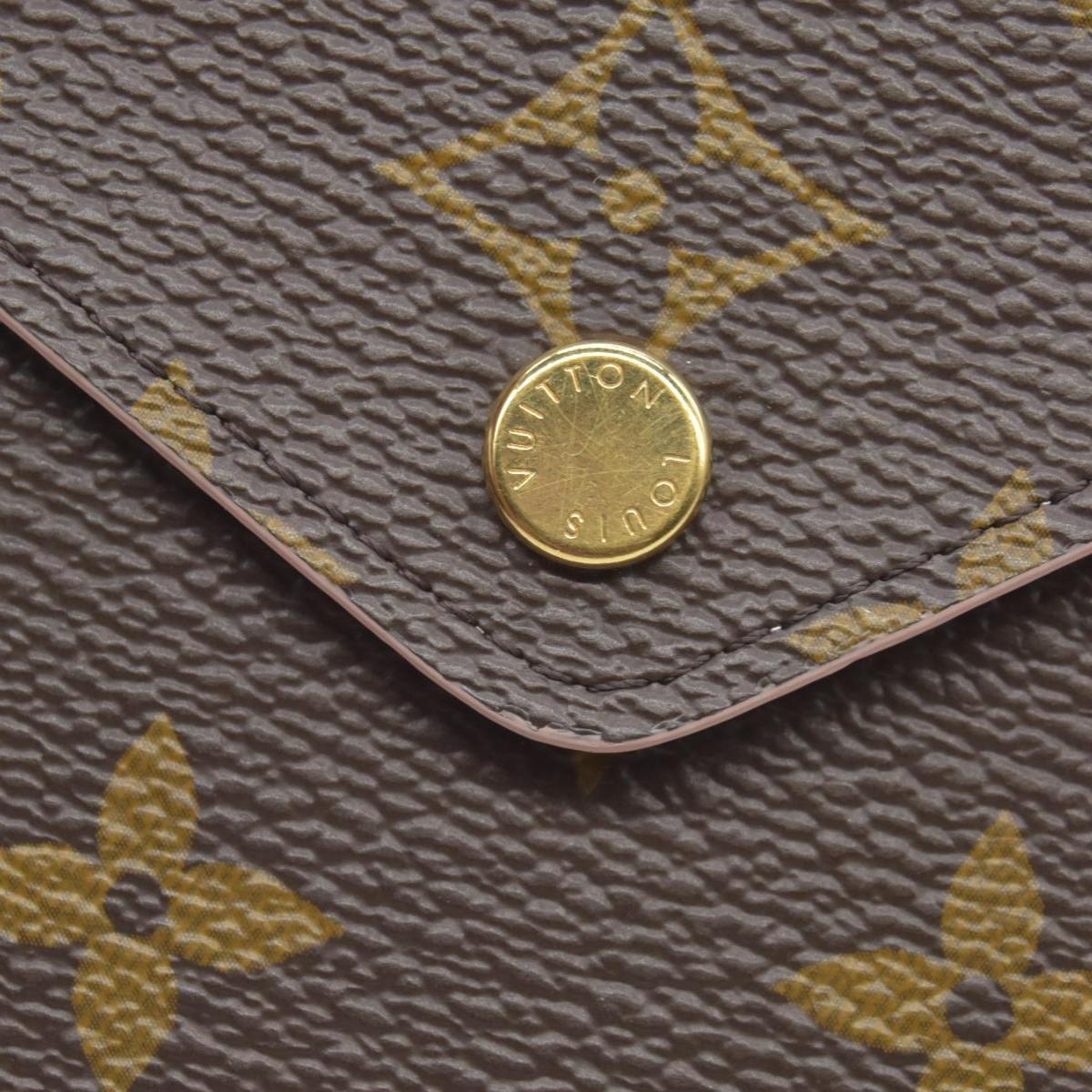 $810 LOUIS VUITTON Monogram Large Kirigami Pochette Insert Rose Ballerine