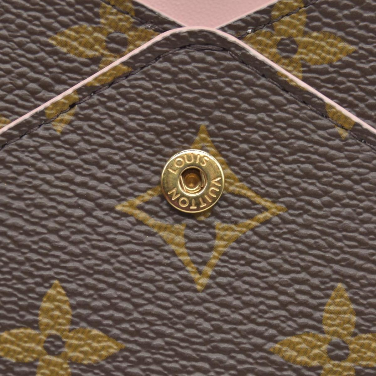 $810 LOUIS VUITTON Monogram Large Kirigami Pochette Insert Rose Ballerine 10019896