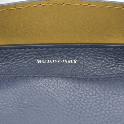 $2600 Burberry Marais Calfskin Medium Belt Bag Regency Blue CONSIGNMENT