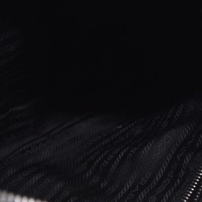$1290 Prada Triangle Black Tessuto Nylon Shoulder Bag