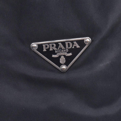 $750 Vintage Prada Black Nylon Tessuto Tote