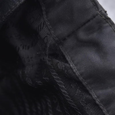 $750 Vintage Prada Black Nylon Tessuto Tote