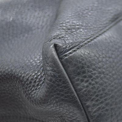 Gucci Pebbled Calfskin Medium Soho Chain Shoulder Bag Black