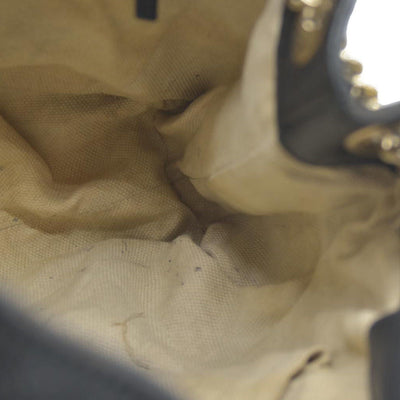 Gucci Pebbled Calfskin Medium Soho Chain Shoulder Bag Black