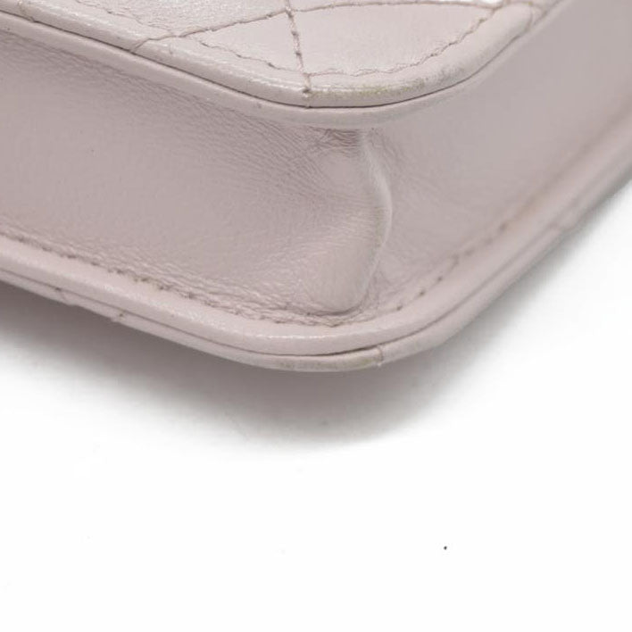 $3125 Chanel Quilted Mini Trendy CC Wallet On Chain Light Purple