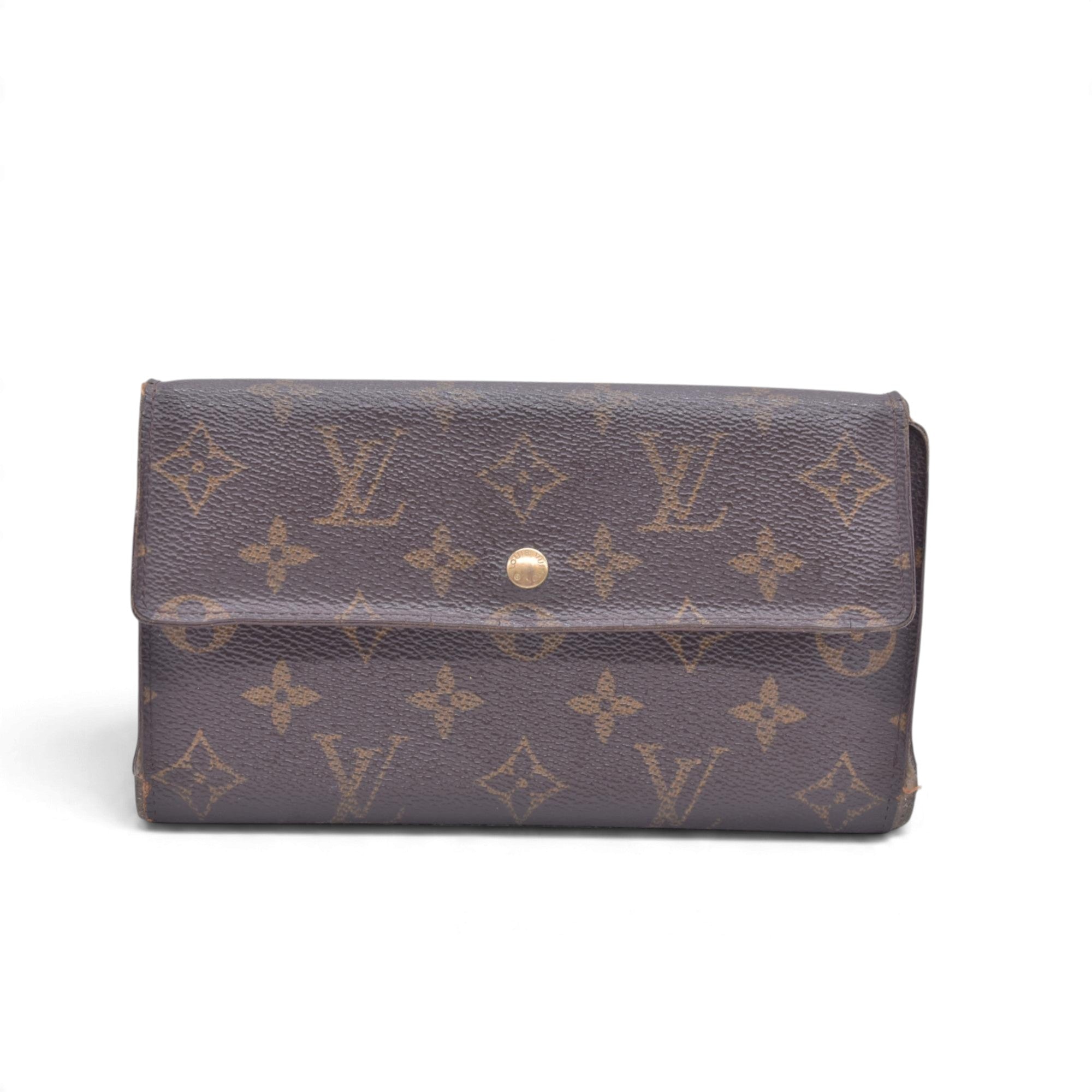 $590 LOUIS VUITTON Monogram Porte Tresor International Wallet CONSIGNMENT 10021412