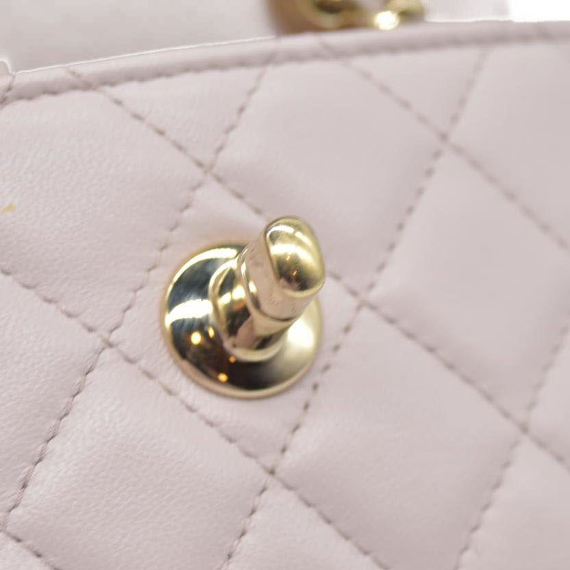 $3125 Chanel Quilted Mini Trendy CC Wallet On Chain Light Purple