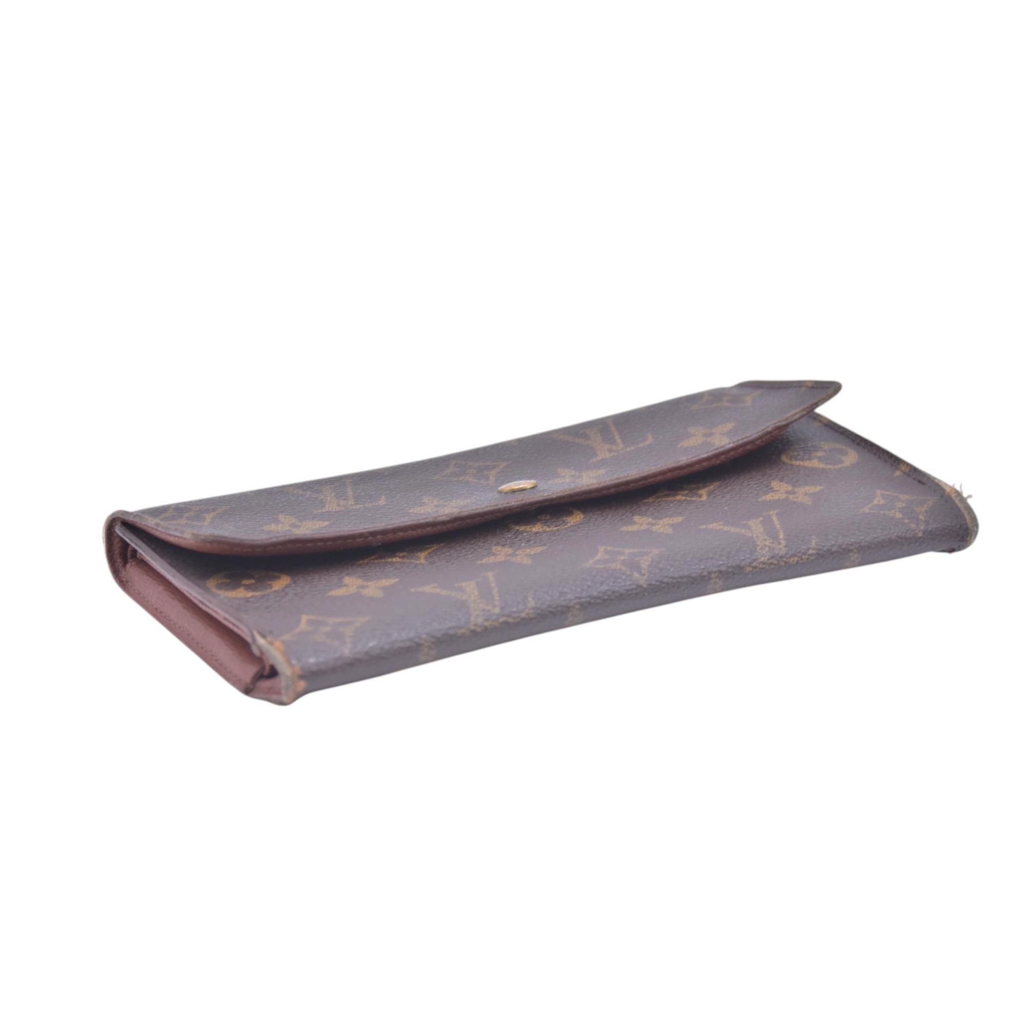$590 LOUIS VUITTON Monogram Porte Tresor International Wallet CONSIGNMENT 10021412