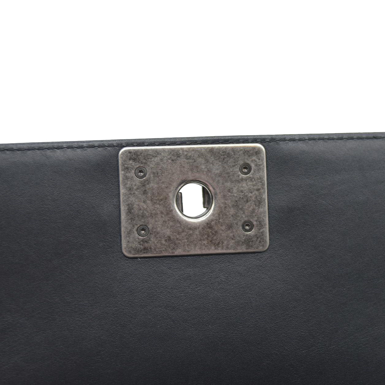 $6900 Chanel Medium Patent Boy Bag CC Logo Chain Shoulder Bag 2014