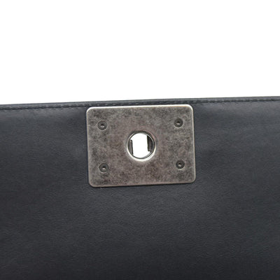 $6900 Chanel Medium Patent Boy Bag CC Logo Chain Shoulder Bag 2014