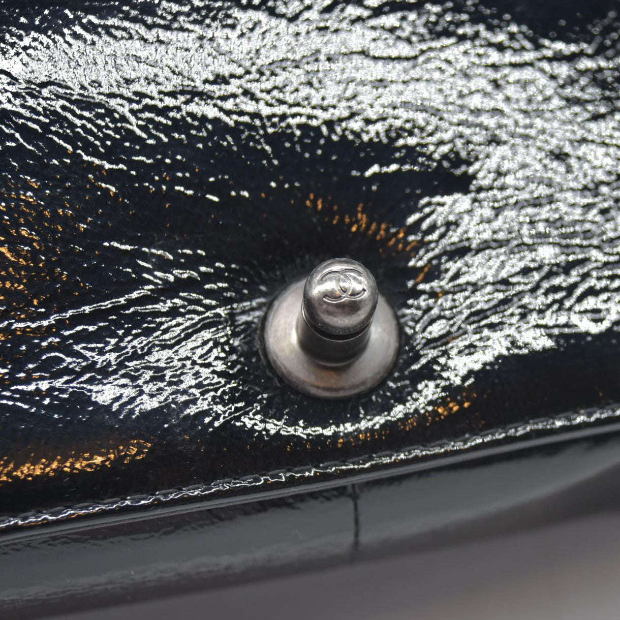 $6900 Chanel Medium Patent Boy Bag CC Logo Chain Shoulder Bag 2014