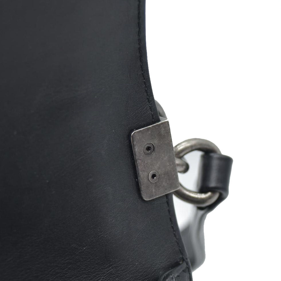 $6900 Chanel Medium Patent Boy Bag CC Logo Chain Shoulder Bag 2014